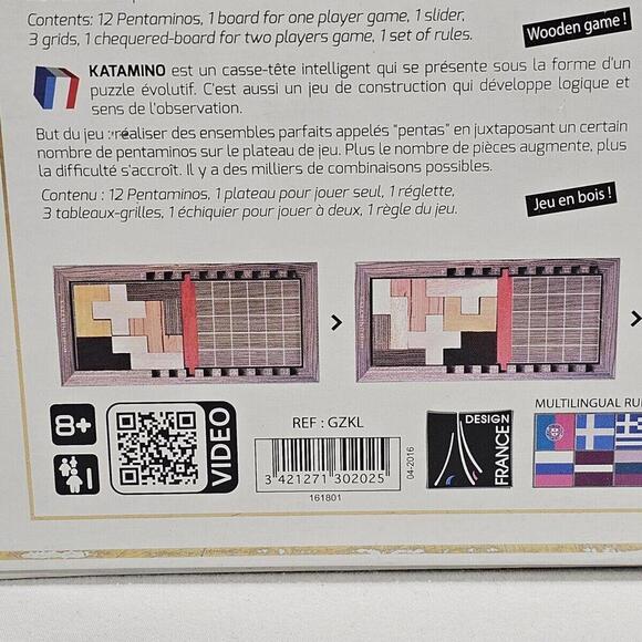 Katamino Deluxe By Gigamic Puzzle Board Game Brain Teaser - Picture 5 of 6